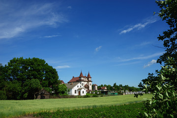 Fototapeta na wymiar Yuryevsky church (Polonechka, Belarus)