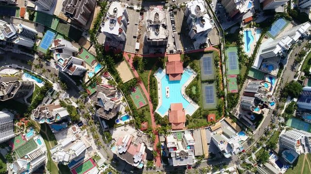 Top View of Luxury Residential District