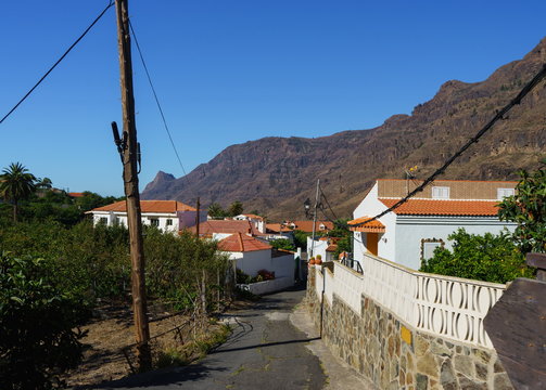 Village in the mountains, Canary Islands
