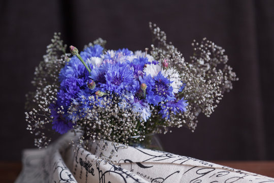 Fototapeta Bouquet of cornflowers