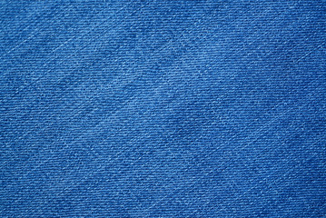 Blue demin fabric texture background.