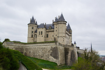 Fototapeta na wymiar Beautiful old castle in France