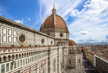 Fototapeta na wymiar Cathedral of Santa Maria del Fiore, Florence, Italy