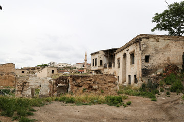 Fototapeta na wymiar Old Houses in Avanos Town, Turkey