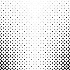 Abstract black and white dot pattern - geometrical simple vector background graphic