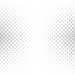 Monochrome abstract square pattern background - black and white geometrical vector graphic design