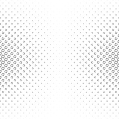 Monochrome abstract square pattern background - black and white geometrical vector graphic design