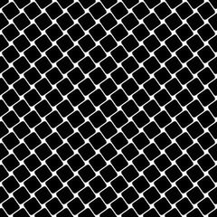 Seamless black and white square pattern - geometrical halftone abstract vector background graphic design