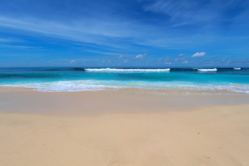 Fototapeta na wymiar Bali blue beach