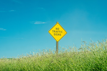No Traffic Signs