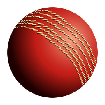 Isolated cricket ball