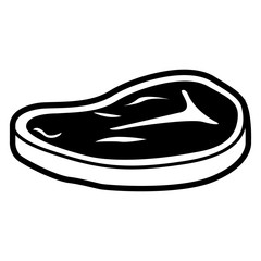Isolated meat icon