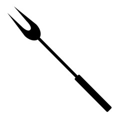 Isolated fork icon
