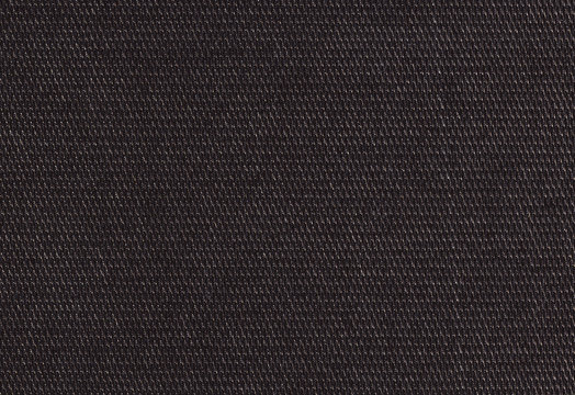 Polyamide fabric background, texture. Brilliant black color, high resolution
