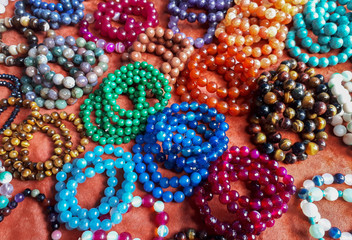 Colorful marble bracelets