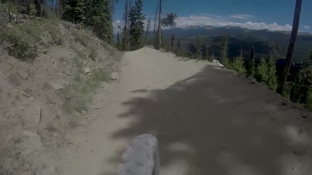 Downhill Mountain Biking in Colorado Rockies
