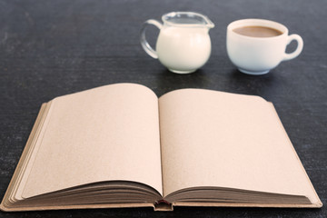 Time for coffee and diary