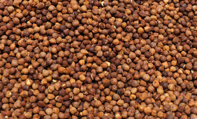 Backgroud Top View Close Up of Ingredient material, selective focus blur