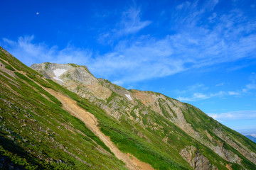 北アルプス　五竜岳