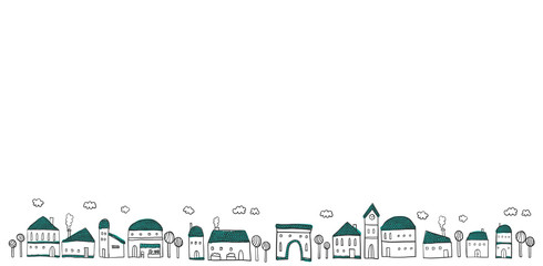 Naklejka premium cityscape.