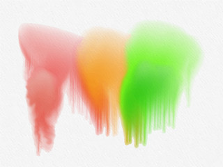 Colorful watercolor abstract on vector art.