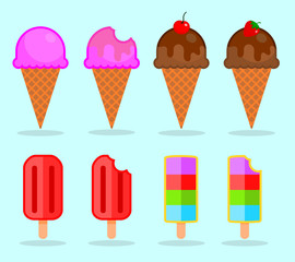 Ice creams collection