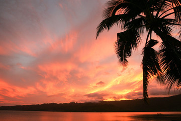 フィリピンの朝焼け