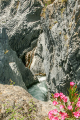 Fototapeta na wymiar Alcantara river and gorges