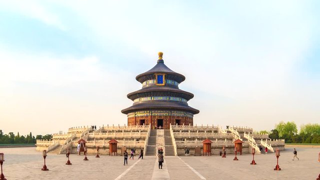 Time Lapse Temple of Heaven in Beijing, China