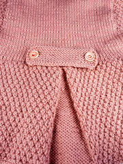 Detail of wool texture of a baby clothes