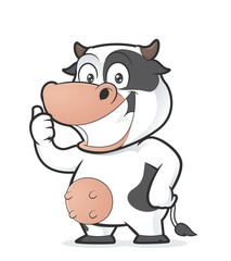 Cow giving thumbs up