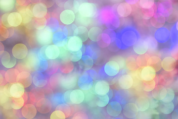 Bokeh Lights . Christmas Background, Abstract Background