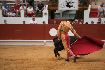 Keuken spatwand met foto corrida novillada © regis