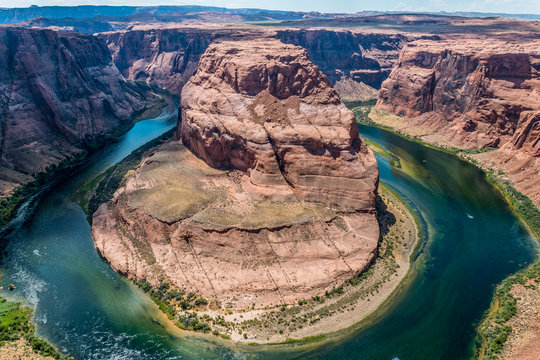 Gorge Horseshoe - the bend of the Colorado River in the Grand Canyon. City of Page, Arizona