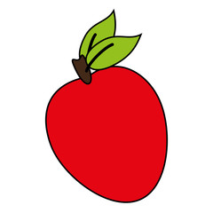 juicy fresh fruit cartoon