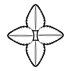 tea leafs product emblem vector illustration design