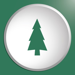 Obraz premium Fir Trees icon