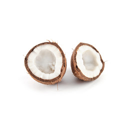 Ripe coconut close up
