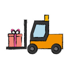 forklift truck icon