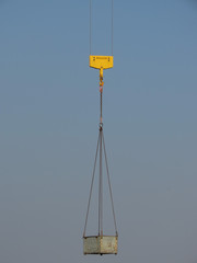Obraz premium crane hook with basket