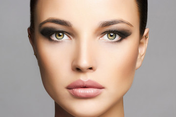 Fototapeta premium Beautiful Girl Face.Makeup
