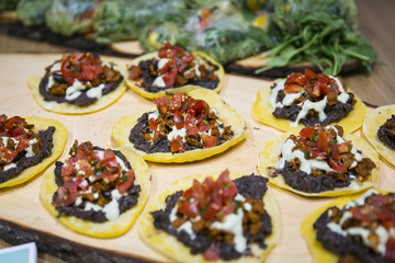 Catering / Mexikanische Tacos mit Salsa