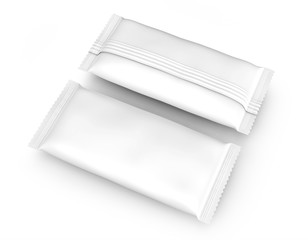 Blank food package mockup