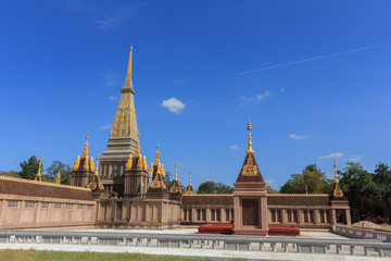 Fototapeta premium Beautiful pagoda in Thai temple
