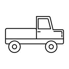Fototapeta premium cargo truck icon