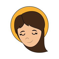 blessed holy virgin mary icon