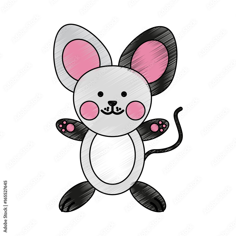 Sticker cute animal cartoon