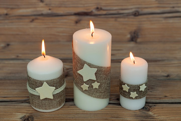 Beautiful Candles in home