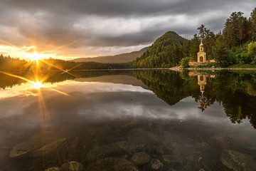 Chapel of the Holy Prophet King Solomon on the shore of Lake Emerald