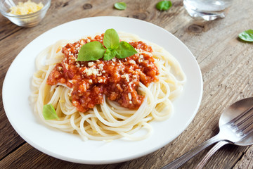 Spaghetti bolognese pasta